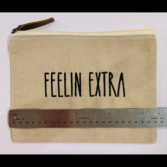 Personalized Jute Makeup Cosmetic Storage Bag Custom Embroidery - Picture 5 of 9